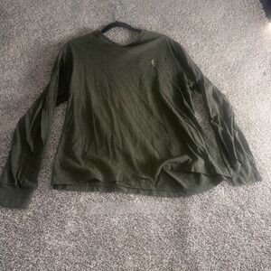 Polo Ralph Lauren Long sleeved Green Shirt Men's Size Large